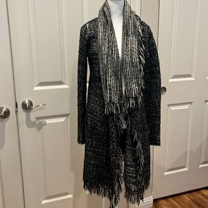 Amazing Vince cardigan coat with fringe!